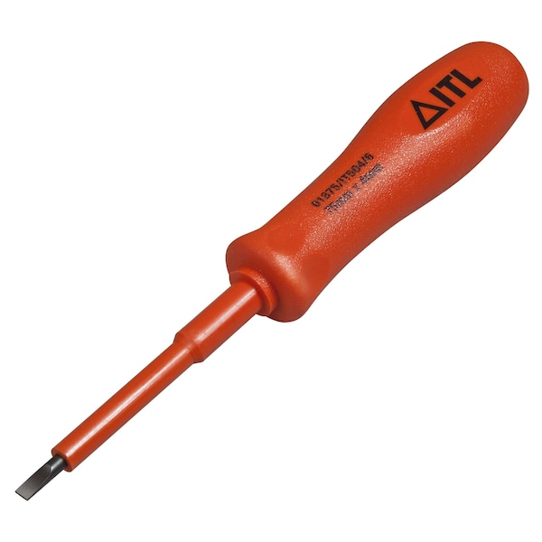 Itl 1000v Insulated Slotted Screwdriver 3 x 5/32 x 1/32 01875 - main